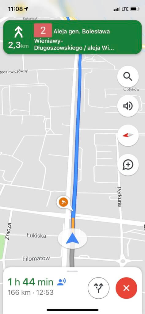 Aplikacja Google Maps
